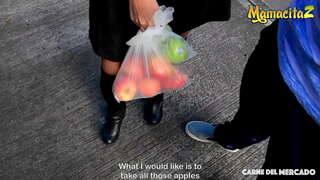 Die VLEIS MARK - Maan Kasteel - Sexy Colombiaanse Waai En Naai Hard Met Alex Moreno