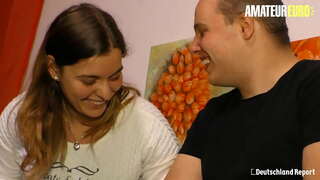 AMATERSKI EURO - Seksi Magarac njemačke žene Dobro jebanje s Похотливым Муженьком
